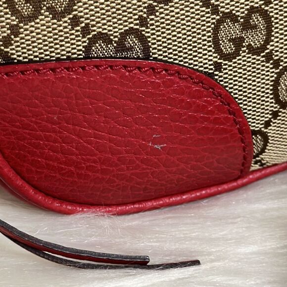 💯 Authentic Gucci Bree Disco Crossbody Bag in Red🍀 - Picture 15 of 16
